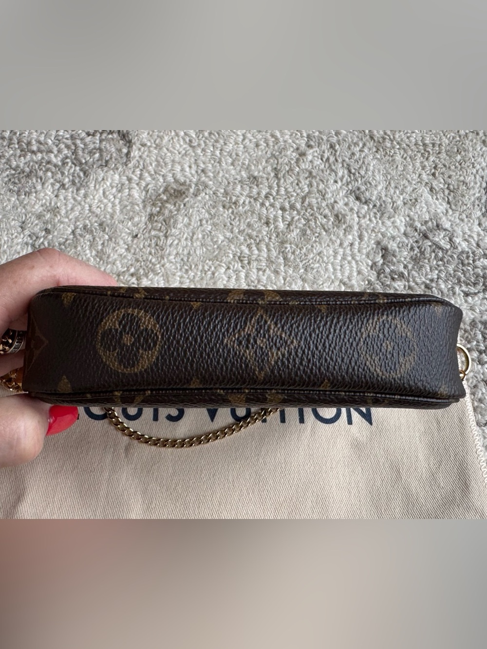 Louis Vuitton Mini Pouchette Accessories In Monogram - Picture 11 of 15